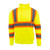 Radians SW01X-2 High Neck Zip Front X-Back Hooded Sweatshirt