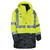 Ergodyne 8388 4-in-1 Hi-Vis Winter Jacket Parka with Black Bottom