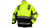 Pyramex RPB3610 Class 3 Hi-Vis Lime Multi-Layer Parka