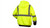 Pyramex RSZH3310 Class 3 Hi-Vis Lime Premium Zipper Sweatshirt