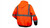 Pyramex RSZH3320 Class 3 Hi-Vis Orange Premium Zipper Sweatshirt