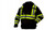 Pyramex RCSZH3311 Type O Class 1 Hi-Vis Black Premium Zipper Sweatshirt