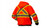 Pyramex RCSZH3320 Type R Class 3 Hi-Vis Orange Premium Zipper Sweatshirt