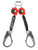 Protecta 3100414 Twin-Leg with 6' Web and Steel Rebar Hooks