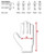 MaxiFlex 34-8014 Hi-Vis Gloves Nitrile Coated Micro-Foam Grip (Pair)