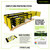 Frontline Yellow Guardrail System Non-Penetrating Kit (100 ft)