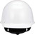 MSA 475396 White Skullgard Cap Hard Hat with Ratchet Suspension - Custom Logo