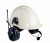 3M MT53H7P3E4602-NA PELTOR LiteCom FRS Headset with Hard Hat Attached