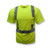 Radians ST11-2PGS Class 2 Hi-Viz Lime Safety T-Shirt with Max-Dri