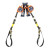 3M DBI SALA 3500228 Nano-Lok Twin-Leg SRL with Tie-Back Hooks 9'
