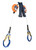 3M DBI SALA 3500231 Twin-Leg 8' SRL with Aluminum Rebar Locking Hooks