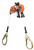 3M DBI SALA 3500227 Twin-Leg 8' SRL with Steel Rebar Locking Hooks Leading Edge