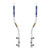 Werner X300010-MP4 Aluminum 8-in Extension Ladder Walkthru for Ladders