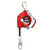 Protecta 3590051 3-Way Retrieval Self-Retracting Lifeline Stainless Steel Cable with Swivel Snap Hook (50 ft.)