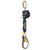 3M DBI SALA 3100604 Nano-Lok XL Web Self-Retracting Lifeline Steel Carabiner with Steel Rebar Hook (9 ft.)