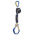3M DBI SALA 3100605 Nano-Lok XL Self-Retracting Lifeline Aluminum Carabiner with Aluminum Rebar Lock Hook (9 ft.)