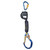 3M DBI SALA 3100605 Nano-Lok XL Self-Retracting Lifeline Aluminum Carabiner with Aluminum Rebar Lock Hook (9 ft.)