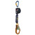 3M DBI SALA 3100606 Nano-Lok XL Self-Retracting Lifeline Aluminum Carabiner with Aluminum Rebar Hook (9 ft.)