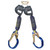 3M DBI SALA 3100612 Nano-Lok XL Twin-Leg Self-Retracting Lifeline with Aluminum Rebar Lock Hooks (9 ft.)