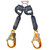 3M DBI SALA 3100613 Nano-Lok XL Twin-Leg Self-Retracting Lifeline with Aluminum Rebar Hooks (9 ft.)