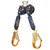 3M DBI SALA 3100613 Nano-Lok XL Twin-Leg Self-Retracting Lifeline with Aluminum Rebar Hooks (9 ft.)