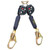 3M DBI SALA 3100615 Nano-Lok XL Twin-Leg Self-Retracting Lifeline with Steel Rebar Hooks (9 ft.)