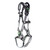 MSA V-FIT Harness with Back, Chest & Hip D-Rings and Tongue Buckle Leg Straps
