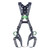 MSA V-FIT Harness with Back & Hip D-Rings and Tongue Buckle Leg Straps