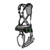 MSA V-FIT Construction Harness with Back & Hip D-Rings and Tongue Buckle Leg Straps