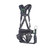 MSA V-FIT Tower Harness with Back Chest & Hip D-Rings and Tongue Buckle Leg & Belt Straps