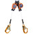 3M DBI SALA 3500280 Nano-Lok Edge Twin-Leg Personal Self Retracting Lifeline with Aluminum Rebar Hook (8 ft.)