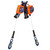 3M DBI SALA 3500285 Nano-Lok Edge Twin-Leg Personal Self Retracting Lifeline with Aluminum Snap Hook (8 ft.)
