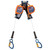 DBI SALA 3500286 Nano-Lok Edge Twin-Leg Personal Self Retracting Lifeline with Aluminum Carabiner (8 ft.)