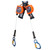 3M DBI SALA 3500286 Nano-Lok Edge Twin-Leg Personal Self Retracting Lifeline with Aluminum Carabiner (8 ft.)