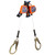 3M DBI SALA 3500276 Nano-Lok Edge Twin-Leg Personal Self Retracting Lifeline with Steel Rebar Lock Hook (8 ft.)
