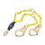 3M DBI SALA 1246152 Force2 Hi-Vis Elastic Shock Absorbing 6' Lanyard