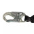 SafeWaze FS560 Energy Absorbing Lanyard: Snap Hook (6')