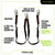 Frontline LIS62S Combat 6' Double Leg Snaphook Lanyard with Internal Shock Absorber