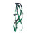 MSA 10206076 V-FORM Harness with Back, Chest, Hip & Shoulder D-Rings and Tongue Buckle Leg Straps (SXL)