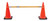 Cortina 03-824CB Retractable Cone Bar with Silver Reflective Tape