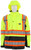 MCR VT3 Vortex Hi Vis Rain Gear Winter Jacket with Detachable Hood Zip Out Fleece Liner
