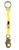 3M DBI-SALA D-Ring 1.5 FT Extension with Self Looking Snap Hook 1231117