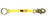 3M DBI-SALA D-Ring 1.5 FT Extension with Self Looking Snap Hook 1231117