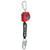 Protecta 3100513 Web Self-Retracting Lifeline with Carabiner and Steel Snap Hook (11 ft.)