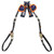 DBI SALA 3500287 Nano-Lok Edge Twin-Leg Tie-Back Personal Self-Retracting Lifeline with Galvanized Cable (9 ft.)