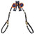 3M DBI SALA 3500287 Nano-Lok Edge Twin-Leg Tie-Back Personal Self-Retracting Lifeline with Galvanized Cable (9 ft.)