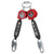 Protecta 3100510 Web Twin-Leg Self-Retracting Lifeline with Steel Snap Hooks (6 ft.)
