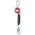 Protecta 3100514 Web Self-Retracting Lifeline with Carabiner and Swivel Snap Hook (11 ft)