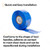 3M DBI SALA 1500173 Quick Wrap Blue Tape II 1"x 216" (60 Rolls per Case)