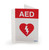 Philips 989803170921 AED Wall Sign (Red)